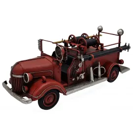 Dekoratif Metal Vintage İtfaiye Arabası