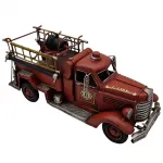 Dekoratif Büyük Boy Metal Nostaljik İtfaiye Arabası
