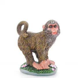 Canlı Görünümlü Polyester Maymun Biblo: Ev ve Ofis Dekorasyonuna Egzotik Dokunuş