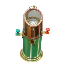 Vintage Marin Pirinç Filika Pusulası: Klasik Dekoratif Denizci Gemi Seyir Navigasyon Aracı