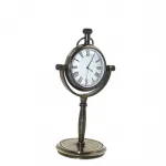 Masa Üstü Antik Pirinç Roman Rakamlı Dekoratif Ofis ve Ev Saati Aksesuarı