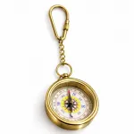 Dayanıklı Pirinç Gövdeli Mini Pusula Anahtarlık: Yönünüzü Asla Kaybetmeyin, Şıklığınızı Tamamlayın