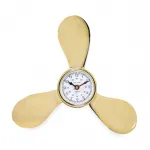 Deniz Temalı Dekoratif Pirinç Pervane Duvar Saati – Şık ve Otantik Marin Havası