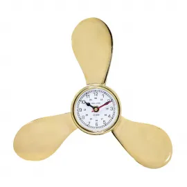 Nostaljik Denizci Temalı Pirinç Pervane Duvar Saati – Ev ve Ofis İçin Şık Dekoratif Biblo