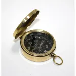 Antika Görünümlü Pirinç Pusula | Dekoratif ve Fonksiyonel Yön Bulma Aracı | Denizci Temalı Retro Hediyelik
