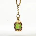 El Yapımı Pirinç Gaz Lambası Tasarımı Anahtarlık | Vintage Stil Dekoratif Aksesuar