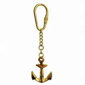 Pirinç Çapa Anahtarlık | Deniz Tutkunlarına Özel Şık ve Dayanıklı Marin Tasarım Aksesuar