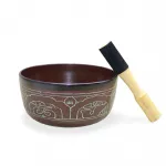 Pirinç El Yapımı Dekoratif Meditasyon Çanı ve Tokmağı - Ses Terapisi Yoga Farkındalık Aracı