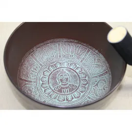 Pirinç El Yapımı Dekoratif Meditasyon Çanı ve Tokmağı - Ses Terapisi Yoga Farkındalık Aracı