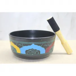 El Yapımı Metal Alaşım Meditasyon Çanı ve Tokmağı - Yoga ve Ruhsal Dinginlik İçin Özel Ses Kasesi