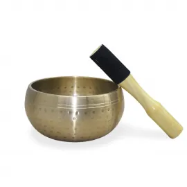 El Yapımı Pirinç Meditasyon Çanı ve Tokmağı – Huzur Veren Sesler için Özel Tasarım