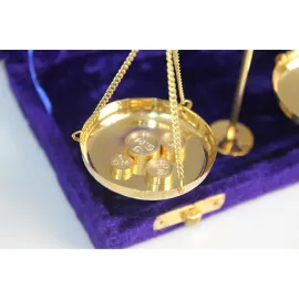 Zarif Pirinç Terazi Seti: 20 Gram Hassas Ölçüm Kutulu Kese Yaptırma için Antika Görünümlü