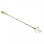 El Yapımı Pirinç Çapalı Uzun Saplı Kerata Çekecek | Denizci Temalı Ayakkabı Çekeceği