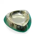 Denizci Temalı Parlak Pirinç Küllük – Masaüstü Şıklığı ve Çapa Detaylı Dekoratif Küllük