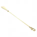 Lüks Pirinç Uzun Saplı Kerata Çekecek: Elegans ve Konforu Bir Arada Sunan Metal Ayakkabı Yardımcısı