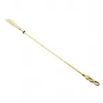 Pirinç Lüks Uzun Ayakkabı Çekeceği - Dekoratif Saplı Zarif Kerata 53 cm