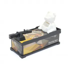 Eğlenceli Ayıcıklı Atış Bankası Kumbara: Çocuklar ve Yetişkinler İçin Dekoratif Masaüstü Oyun