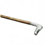 El Yapımı Pirinç Köpek Başlıklı Elegance Baston - Şıklık ve Sağlamlık Bir Arada