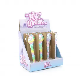 Büyüleyici Pastel Renk Unicorn Polyester Tükenmez Kalem - Şık ve Eğlenceli Yazım Deneyimi