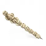 Gotik Tasarım Kurukafa Figürlü Tükenmez Kalem - Detaylı İskelet El Yapımı Efektli Polyester Kalem 16 Cm