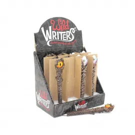 Fantastik Ejderha Gözü ve Büyücü Asası Temalı Polyester Tükenmez Kalem - Gotik Masa Dekorasyonu