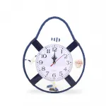 Deniz Temalı Ahşap Marin Duvar Saati – Dekoratif Can Simidi Tasarımı Ev Ofis Aksesuarı