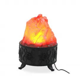 Gerçekçi Alev Efektli Dekoratif LED Lamba - Fişli ve Pilli Kullanım Özelliğiyle Ambiyansınızı Aydınlatın