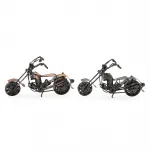 El Yapımı Metal Chopper Motor Biblo | Nostaljik Tasarım Dekoratif Orta Boy Figür