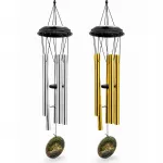 Melodik Metal Rüzgar Çanı - Bahçe ve Balkon İçin Dekoratif Huzur Kaynağı 90 Cm