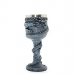 Fantastik Ejderha Tasarımlı Paslanmaz Çelik Dekoratif Kadeh Bardak | Mistik Atmosfer Oluşturun