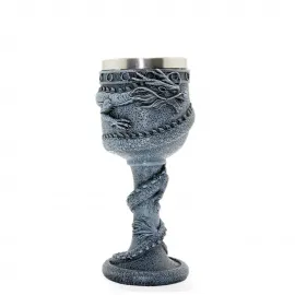 Fantastik Ejderha Tasarımlı Paslanmaz Çelik Dekoratif Kadeh Bardak | Mistik Atmosfer Oluşturun