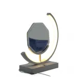 Modern Ledli Sulu Kum Saati Gece Lambası | Yenilikçi Dekoratif Masa Aydınlatma