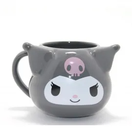 Karakteristik Kuromi Tasarımlı Siyah Porselen Kupa Bardak - Sanrio Hayranlarına Özel