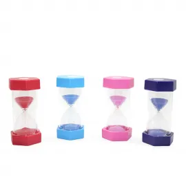 Dekoratif Renkli 5 Dakika Kum Saati Zamanlayıcı - Ev ve Ofis İçin Şık Masa Aksesuarı