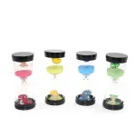 Dekoratif 10 Dakika Renkli Kum Saati Çocuklar ve Çalışma Odaları İçin Zamanlayıcı