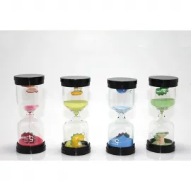 Dekoratif 5 Dakika Renkli Kum Saati Canlı Figürlü Zamanlayıcı Hediye Seçeneği