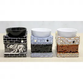 Seramik Fil Desenli Dekoratif Buhurdanlık: Evinize Egzotik ve Huzurlu Bir Hava Katın