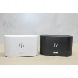 Modern Alev Efektli LED Buhurdanlık Difüzörü | Hava Nemlendirici ve Aromaterapi Cihazı