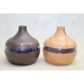 Şık Ahşap Görünümlü LED'li Buhurdanlık Difüzörü: Ortamınıza Huzur ve Estetik Katın