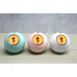 Ay Temalı LED Işıklı Astronot Figürlü USB Buhurdanlık & Nemlendirici Difüzör (Mint, Pembe, Beyaz)