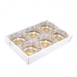 Şık Şeffaf Cam Küllük | Ev ve Ofis İçin Dayanıklı Yuvarlak Tasarım 10 cm