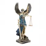 Kanatlı Adalet Biblosu: Hukuk Bürosu ve Ev Ofisleri İçin Şık Dekoratif Figür