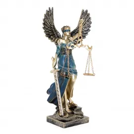 Kanatlı Adalet Biblosu: Hukuk Bürosu ve Ev Ofisleri İçin Şık Dekoratif Figür