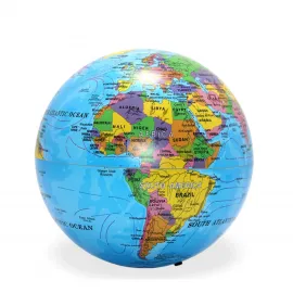 Eğitici & Dekoratif Masa Üstü Dönen Dünya Küre - Coğrafya Meraklılarına Özel Hediye