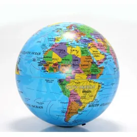 Eğitici & Dekoratif Masa Üstü Dönen Dünya Küre - Coğrafya Meraklılarına Özel Hediye