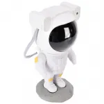 Ay Standlı Astronot Şarjlı Galaksi Yıldız Projektör Lambası ve Gece Aydınlatması