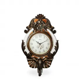 Lüks Filli Duvar Saati Antik Görünümlü Dekoratif Ev ve Ofis Hediye Saati LİSHEMÜ