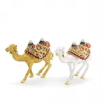 Swarovski Taşlı Lüks Dekoratif Tekli Deve Biblo Figürü – Zarif Ev Aksesuarı