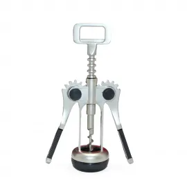 Premium Paslanmaz Çelik Kanatlı Tirbuşon: Şarap Şişesi Açma Kolaylığı ve Şıklık