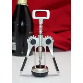 Profesyonel Paslanmaz Çelik Kanatlı Tirbuşon Açacak | Ergonomik Şarap Mantar Sökücü
